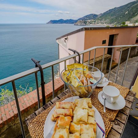 Il Baluardo Sea View Apartment On The Cliff Manarola Exterior foto